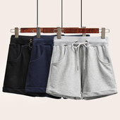 女韩版 宽松休闲跑步学生纯棉大码 bf新款 运动短裤 外穿百搭夏裤 子
