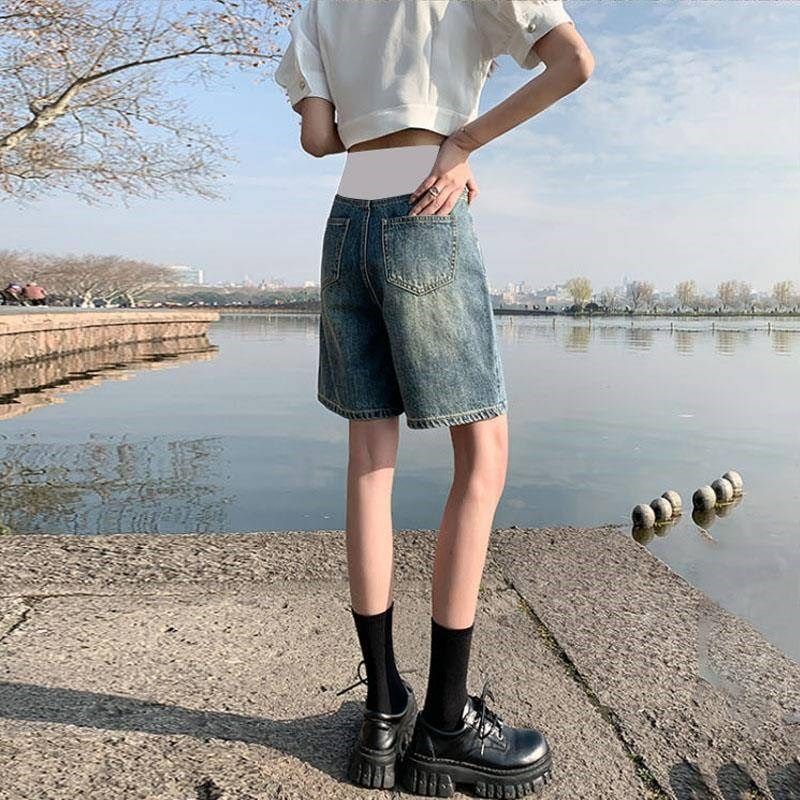 孕妇短裤夏季外穿薄款五分打底裤女夏装阔腿裤小个子大码牛仔裤子,孕妇装/孕产妇用品/营养,孕妇打底裤,淘宝优惠券,粉丝福利购,淘宝优惠卷