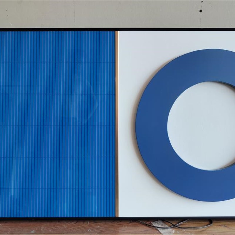 现代简约客厅壁挂画沙发背景墙挂画压克力手工实物装饰画铁艺装置