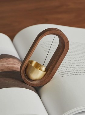 日式进开门风铃挂饰撞铃铜铃吸门式门铃I铛家用进门提醒装饰冰箱