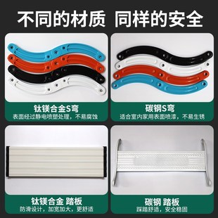 安装伸缩楼梯家用折叠楼阁楼楼梯收缩楼梯伸缩扶手楼梯配件