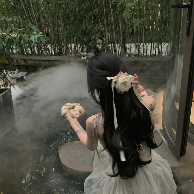 手做花小众设计烧毁感衰败破坏凋零玫瑰胸针/发夹/腕花/颈花/发簪