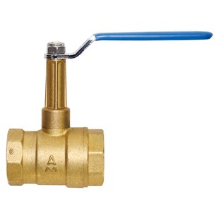 埃美柯空调球9加长高杆风机盘管水路关手动分分黄铜门