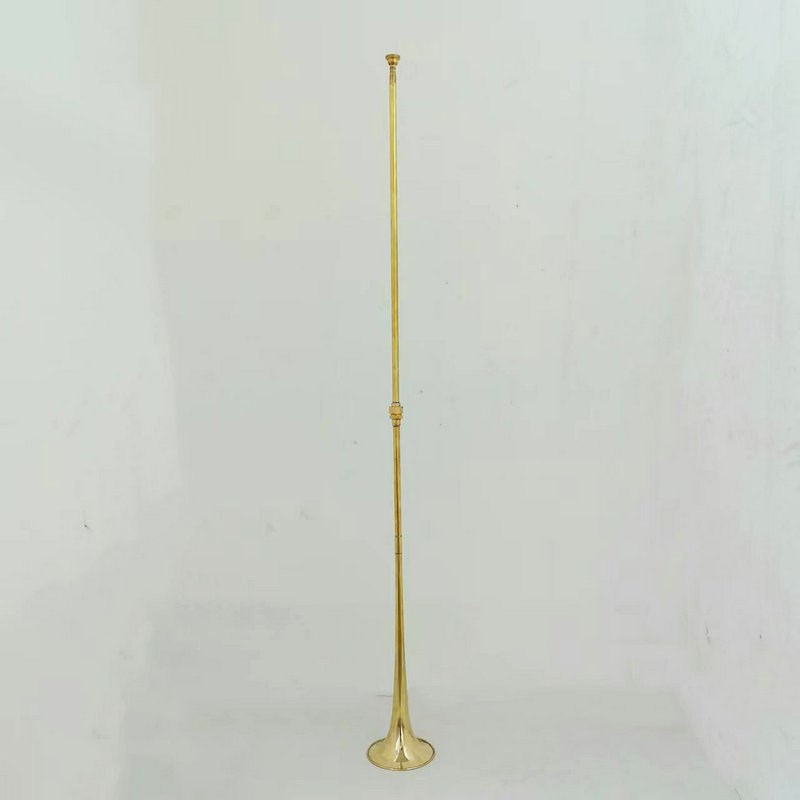 黄铜新款大汉号 开路号伸缩号唢呐专业音色红白喜事 定制老号长号