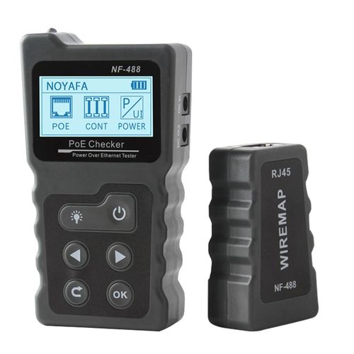 精明鼠OE网络测试仪电压负载回路功率测试远端对线自动识别NF