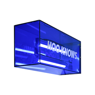 韩式霓虹灯管彩色灯箱 盒子发光广告展示牌门头招牌定制