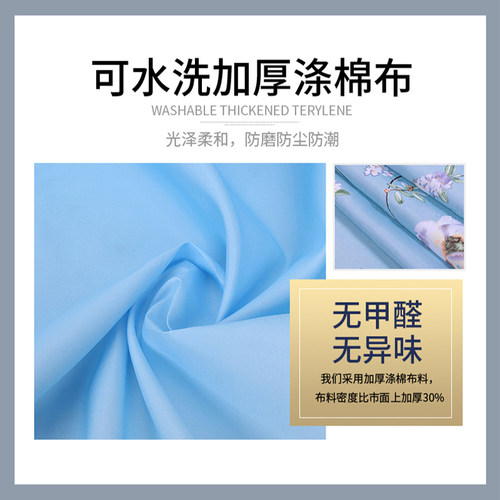 家用卧室出租房用组装布拉链结实耐用加厚加粗全钢架