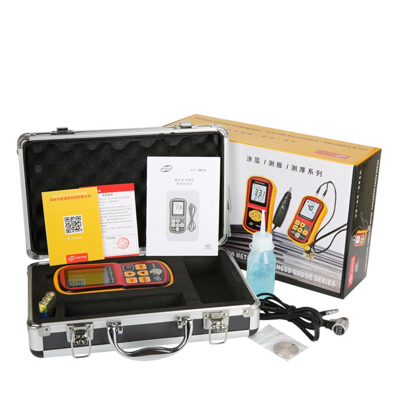 标智GM100超声波测厚仪厚度测量仪数显高精度玻璃塑料金属钢板