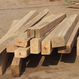 老榆木方子子风化方料实木房梁木料木头木方条木材方木