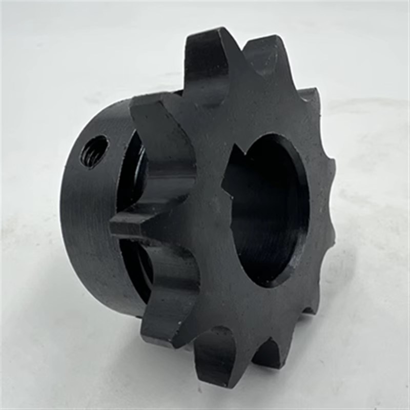 定制 4分链轮45钢08A成品孔带键槽链轮23齿-30齿 高频淬火 现货