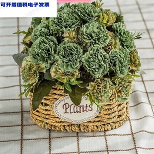 冰箱顶摆件冰h箱顶上面的装饰摆件上放的花柜机空调上的摆件