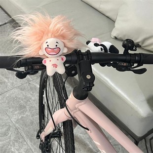 自行车装饰摆件十二星座棉花娃娃A电动车单车摩托车车载玩偶小配