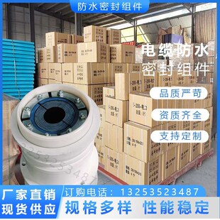 管廊防水密封组件穿墙橡塑预埋件通信100电力150线缆防水套管200