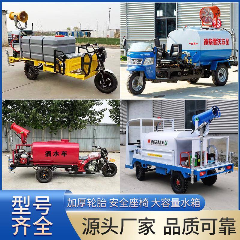 新能源电动四轮洒水车2方吨园林绿化环卫雾炮喷洒车工地用洒水车