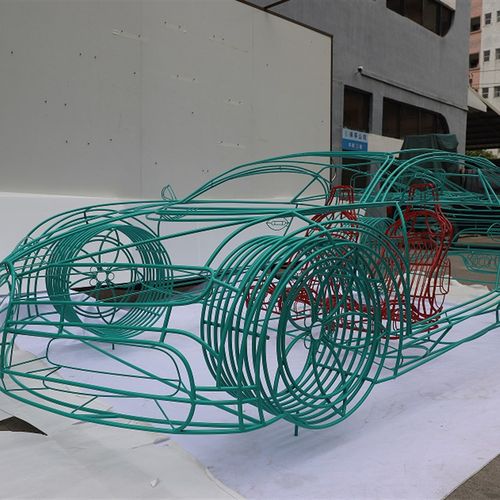 汽车雕塑室外服务模型定制金属A树脂手板打样设计制作手工艺术品