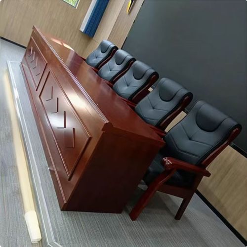 席台桌人会议桌领导讲话台会议室条桌礼堂桌三人办公桌长条桌