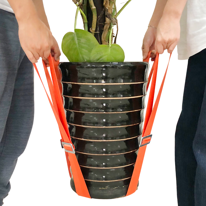 固定花盆搬运绳重物移动工具盆栽树木省力搬运带上下楼托物带子