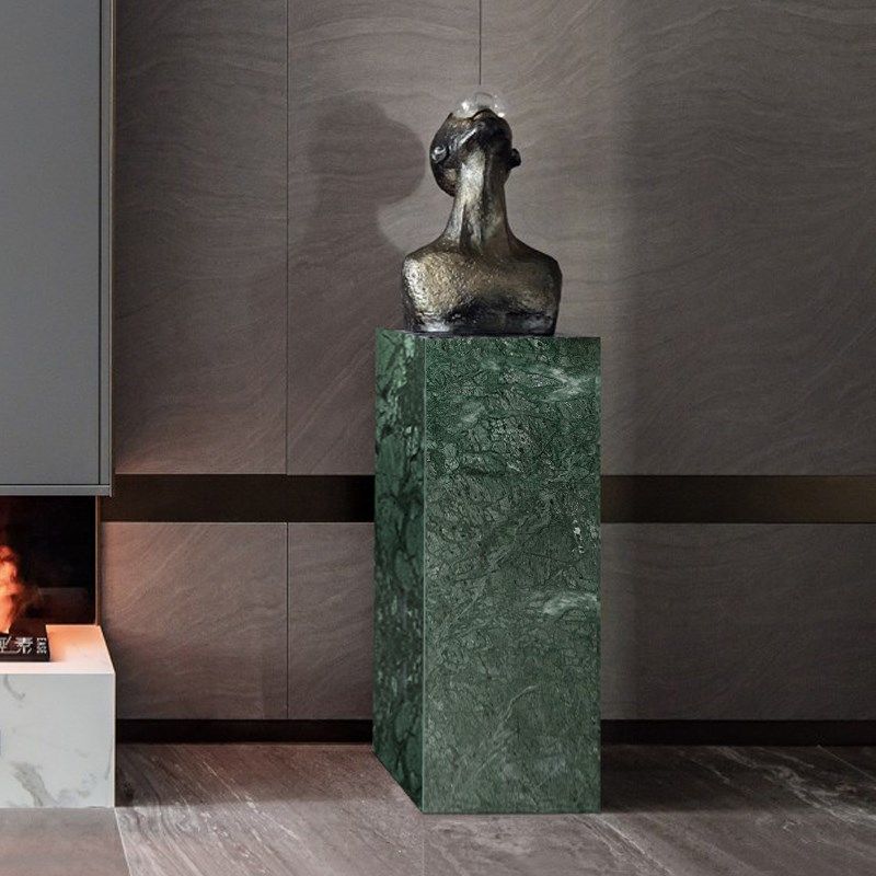 天然大理石底座意式极简酒店会所售楼处玄关走廊装饰品摆台定制,家居饰品,落地摆件,淘宝优惠券,粉丝福利购,淘宝优惠卷