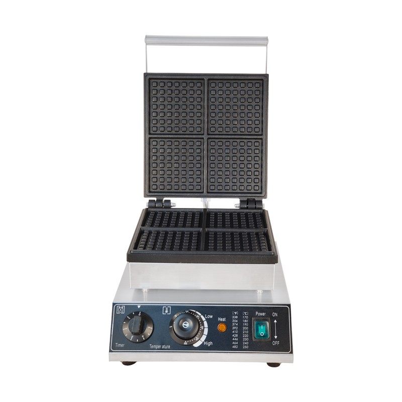 华夫饼机商用电热长方形四片小格子华夫机华夫炉松饼机沾涂层,厨房电器,商用烤饼机/煎包/锅贴机,淘宝优惠券,粉丝福利购,淘宝优惠卷