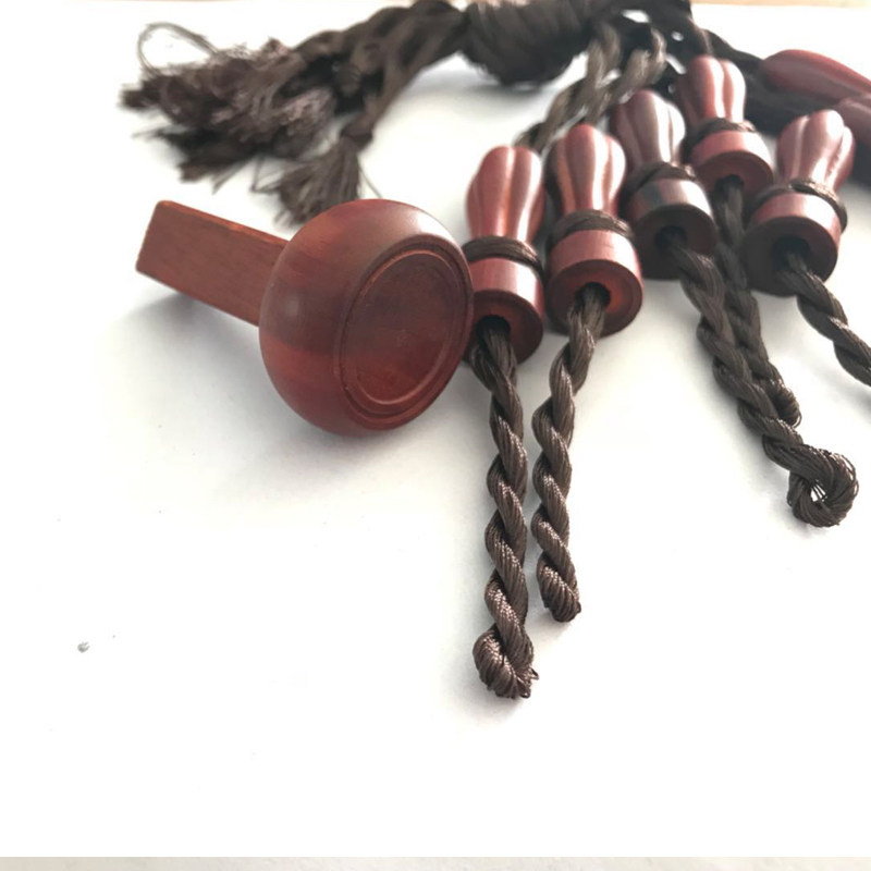 七韵古琴古琴 柯檀古琴琴轸雁足 配古琴绒扣 打滑