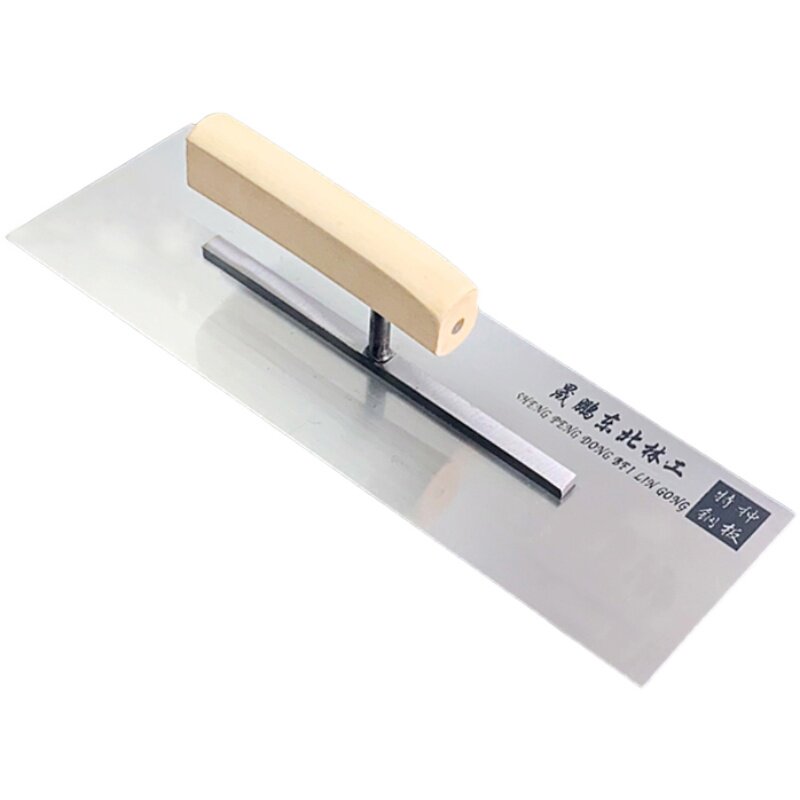 晟鹏东北林工锰钢抹灰刀泥工瓦工方头铁板泥刀手工抹沙灰抹子大全图片