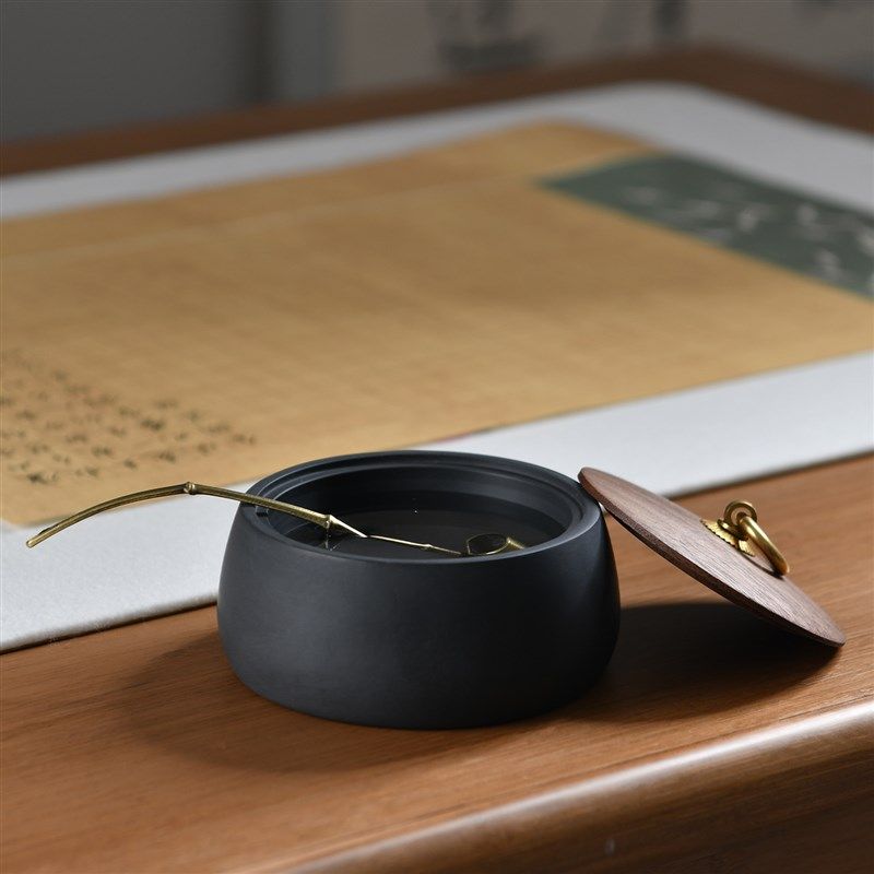 赵北天然书法砚台砚池带盖子歙砚研墨毛笔字书法墨池茶叶罐棋罐书,文具电教/文化用品/商务用品,砚台,淘宝优惠券,粉丝福利购,淘宝优惠卷