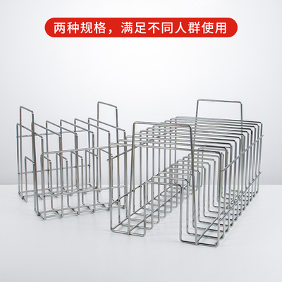 不锈钢均质袋架 5/10格 样品架 无菌均质架 铁丝均质架 储存架