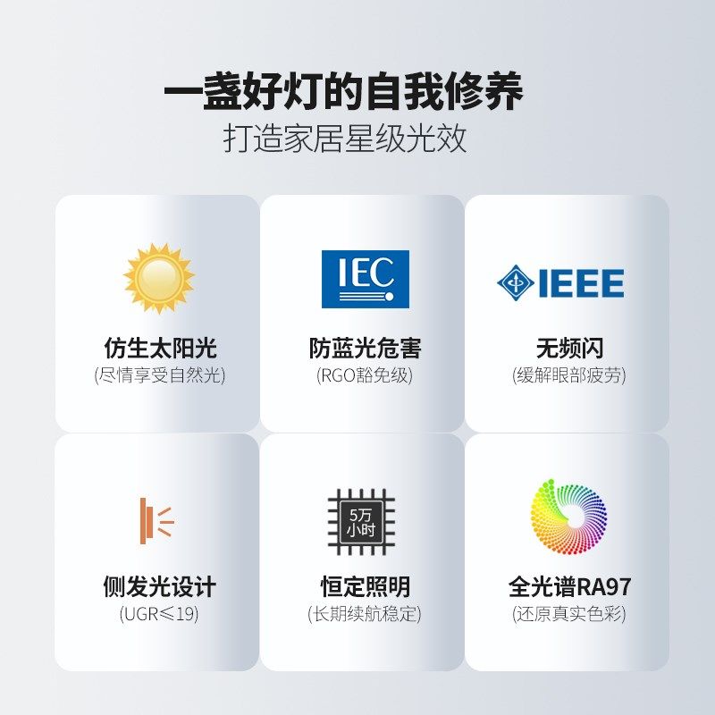 护眼吊灯全光谱防眩灯现代书房儿童学习吊灯客厅家用吊灯,家装灯饰光源,餐厅吊灯,淘宝优惠券,粉丝福利购,淘宝优惠卷