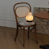 樱桃房间号椅法式 实木藤编餐椅复古现代n中古书桌椅