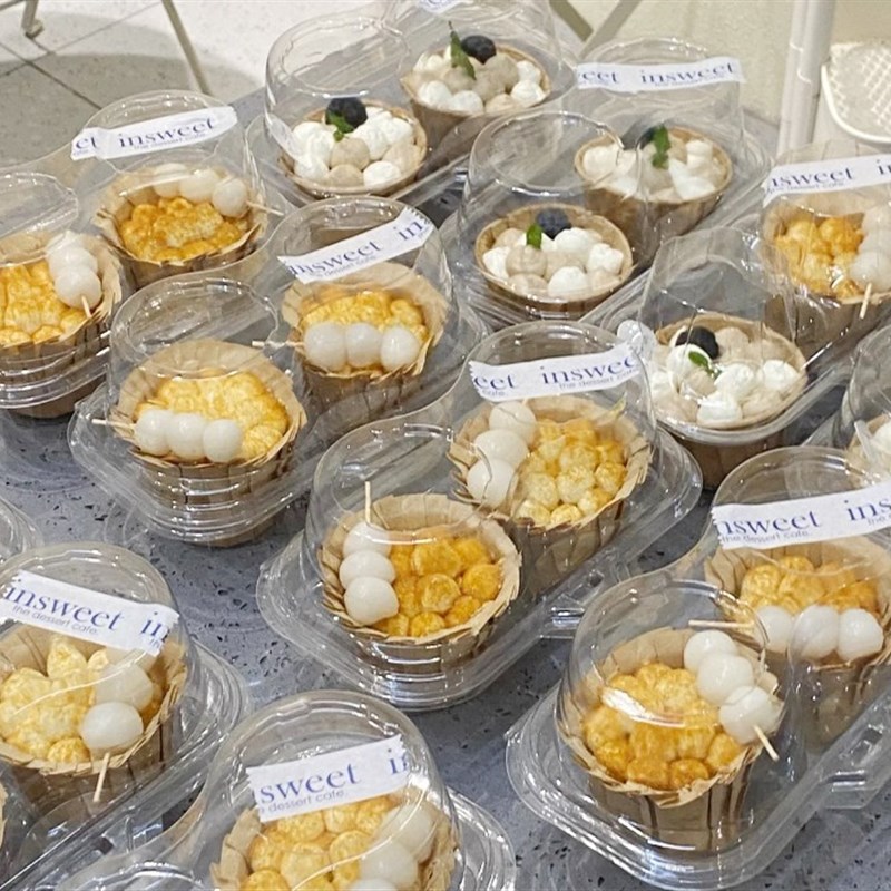 烘焙包装纸杯蛋糕盒提拉米苏西点奶油蛋糕盒马芬杯子蛋糕蛋挞盘挞