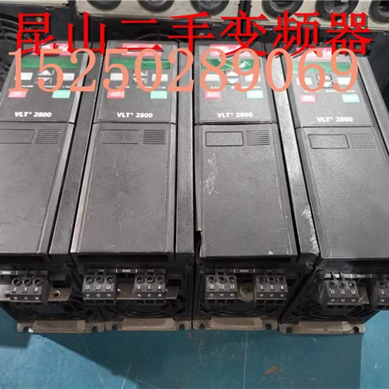 丹佛斯2800/2900变频器VLT2822PT4B20STR 380v 2.2kw 成色新 包好