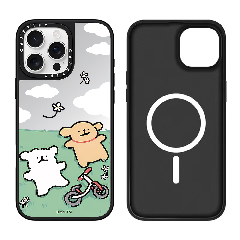 CASETi联名线条小狗适用iphone17pro苹果15Promax手机壳12防摔13