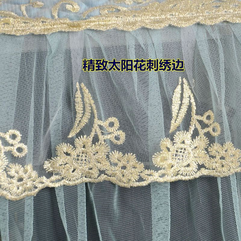 布艺茶吧机顶部盖巾防尘罩方形盖布饮水机花朵刺绣防尘罩水桶