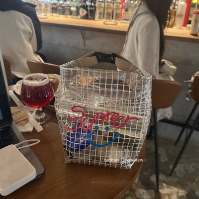 防水袋!爱笑脸图案游泳洗漱袋健身房冲澡袋沙滩小号斜挎袋