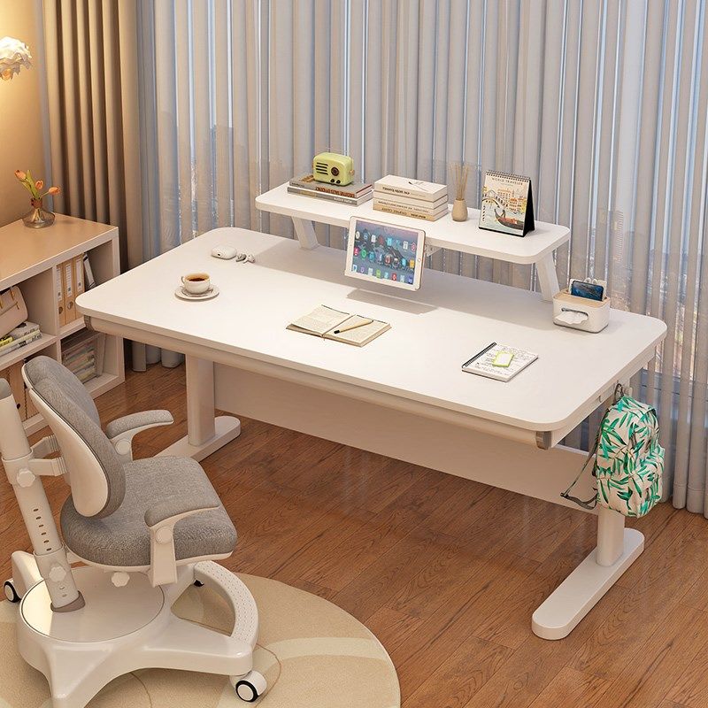 象森蒙儿童学习桌中小学生写字桌家用洞洞板电脑桌升降实木书桌,住宅家具,儿童学习桌,淘宝优惠券,粉丝福利购,淘宝优惠卷
