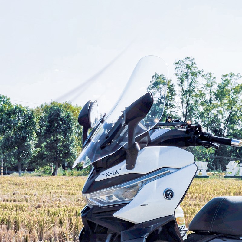 适用于隆鑫无极350 SR4MAX前挡风玻璃改装加宽风挡挡雨护胸板配件
