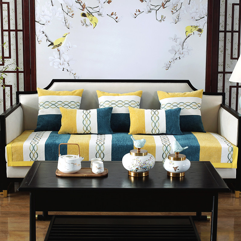 实木沙发垫新档防滑坐垫靠背巾盖布四季通用沙发垫罩,居家布艺,沙发垫,淘宝优惠券,粉丝福利购,淘宝优惠卷