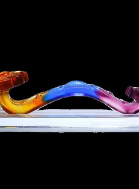 古法琉璃如意 吉祥如意家居客厅办公装饰品业乔迁礼品