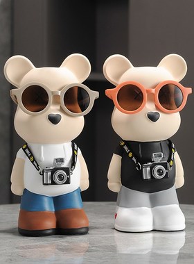 22年新款暴力熊储蓄罐男孩女孩只进出儿童零钱陶瓷龙年存钱罐