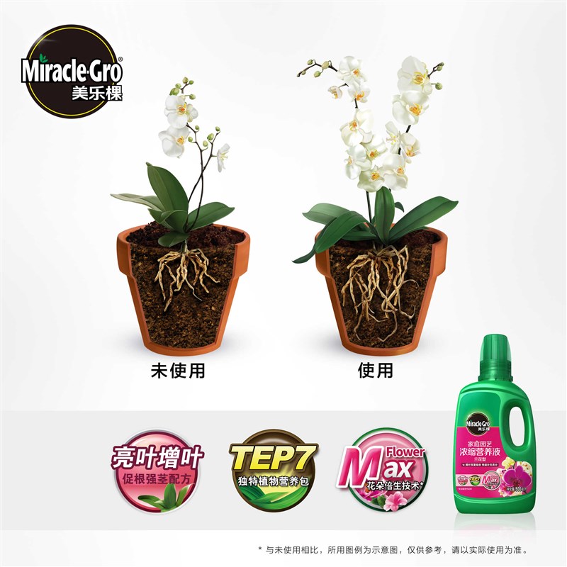 美乐棵兰花专业营养液液体肥料叶面肥蝴蝶兰君子兰盆栽植物花肥