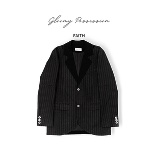 Gloomy Possession【FAITH】黑灰色条纹西装