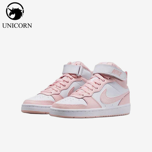 Nike/耐克正品GS女子大童中帮魔术贴运动耐磨板鞋CD7782-I22