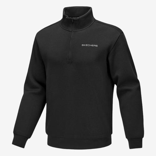 Skechers斯凯奇正品运动系列男立领套头长袖卫衣P125M020-0018