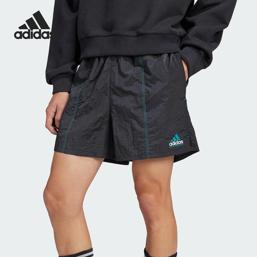 Adidas/阿迪达斯官方正品EQT WOVEN SRT男士宽松梭织短裤JL9574