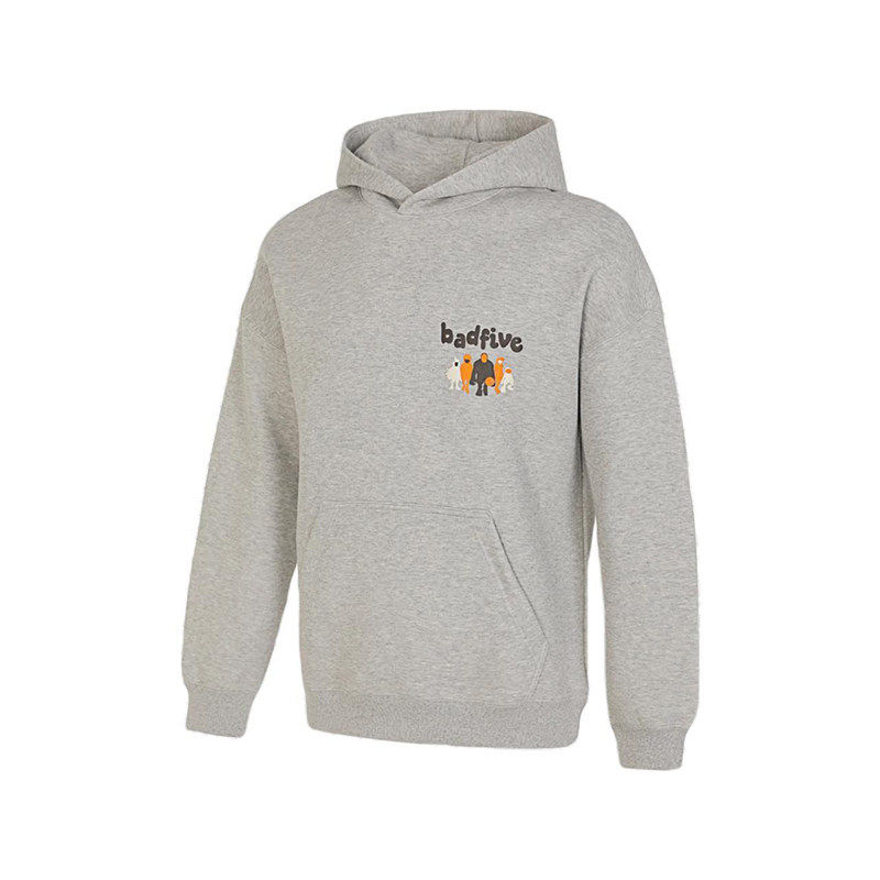 李宁正品反伍BADFIVE男子字母印花时尚宽松休闲针织卫衣AWDTA77-1