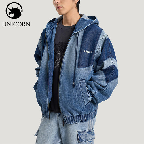 Adidas/阿迪达斯正品三叶草男士亲肤时尚宽松日常休闲外套KR5056