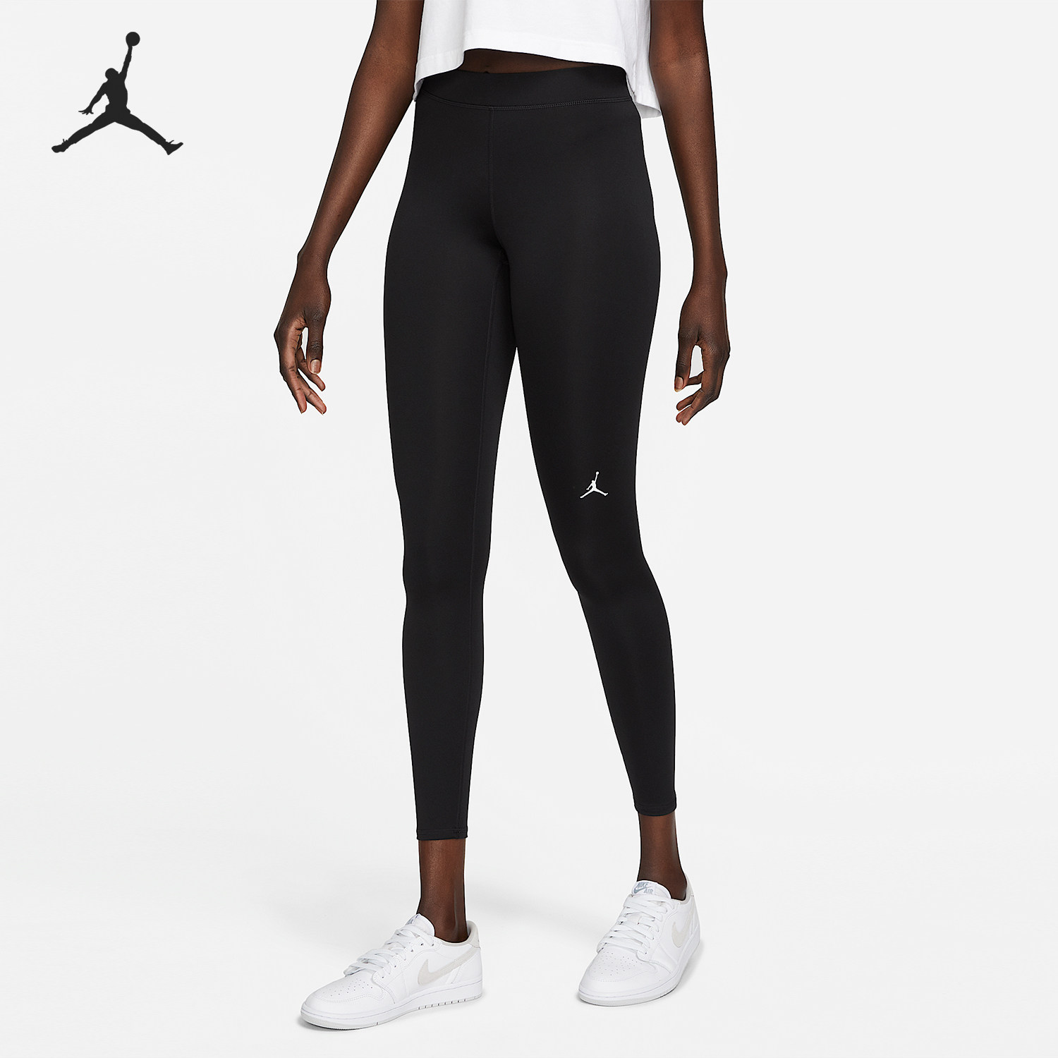 Nike耐克正品Jordan女紧身高腰休闲运动日常出行打底裤DD7007-010