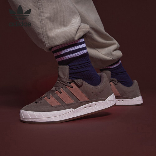 Adidas/阿迪达斯官方正品ADIMATIC男女同款低帮休闲板鞋IE0532