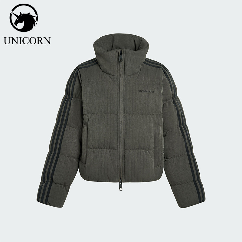 Adidas/阿迪达斯正品ESS HERR PUFF女士保暖复古休闲羽绒服KG4910