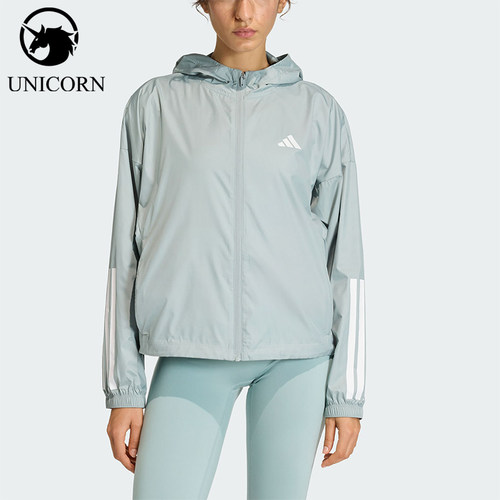 Adidas/阿迪达斯正品HYG WINDY女士时尚梭织连帽夹克外套KC7654